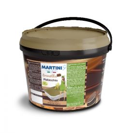 BRUNELLA CROK PISTACCHIO - MARTINI LINEA GELATO Martini Gelato | secchielli da 5 kg. | Brunella al gusto pistacchio arricchita d