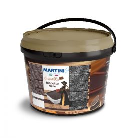 BRUNELLA CROK BLACK BISCUIT CREMINO - MARTINI LINEA GELATO | Martini Gelato | Certifications: halal, kosher, gluten free; Pack: 