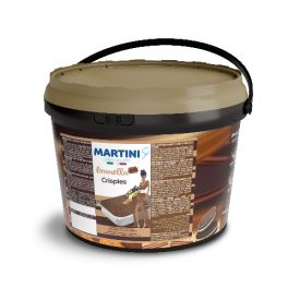 BRUNELLA CROK CRISPIES - MARTINI LINEA GELATO Martini Gelato | secchielli da 5 kg. | Brunella al gusto di cioccolato al latte, d