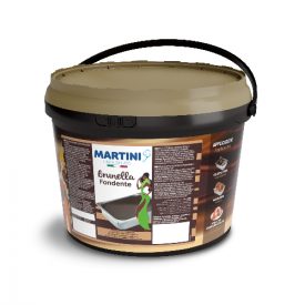 Acquista BRUNELLA FONDENTE - MARTINI LINEA GELATO | secchielli da 5 kg. | Crema al gusto di cioccolato fondente morbida e spatol