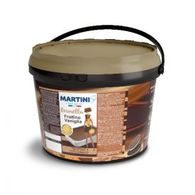 BRUNELLA CROK BISCOTTO VANIGLIA - MARTINI LINEA GELATO Martini Gelato | secchielli da 5 kg. | Crema alla nocciola ancora più sfi