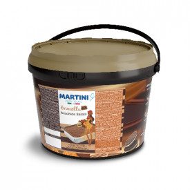 BRUNELLA CROK ARACHIDE SALATA - MARTINI LINEA GELATO Martini Gelato | secchiello da 5 kg. | Brunella Crok arachide salata è una 