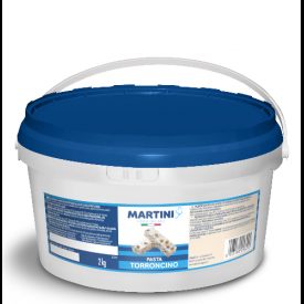 PASTA TORRONCINO - MARTINI LINEA GELATO Martini Gelato | secchielli da 2 kg. | Pasta realizzata con gli ingredienti caratteristi