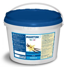Martini Linea Gelato | PASTA VANIGLIA - MARTINI LINEA GELATO | secchielli da 3,5 kg. | Pasta dall’aroma delicato di vaniglia dal