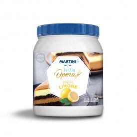 LEMON PASTE FOR SEMIFREDDO - MARTINI LINEA GELATO | Martini Gelato | Certifications: gluten free, dairy free, vegan, hydrogenate