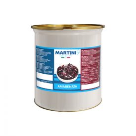 AMARENATA 18/20 - AMARENE INTERE - MARTINI LINEA GELATO Martini Gelato | lattine da 5 kg. | Frutta precandita in sciroppo aromat