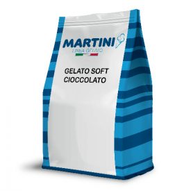 SOFT CIOCCOLATO BASE GELATO SOFT - MARTINI LINEA GELATO Martini Gelato | sacchetti da 2 kg. | Base completa e già perfettamente 