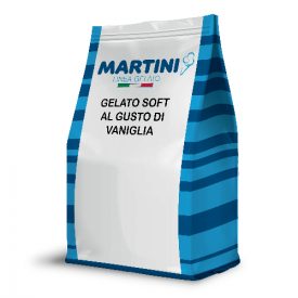 SOFT VANILLA BASE SOFT SERVE - MARTINI LINEA GELATO | Martini Gelato | Certifications: gluten free, hydrogenated fat free; Pack: