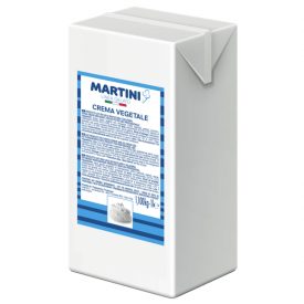 CREMA PER PANNA MONTATA VEGETALE ZUCCHERATA - MARTINI LINEA GELATO Martini Gelato | brick da 1 l. | Crema vegetale zuccherata se