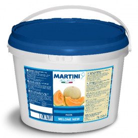 Martini Linea Gelato | PASTA MELONE NEW - MARTINI LINEA GELATO | secchielli da 3 kg. | Pasta ideale per conferire al gelato un g