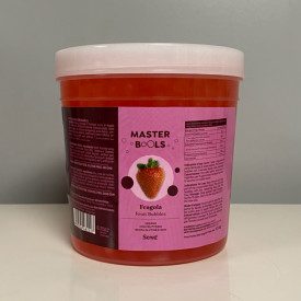 BOBA - GUSTO FRAGOLA - PERLINE PER BUBBLE TEA - 1,3 Kg. | Seng | Confezione: secchiello da 1,3 kg.; Tipo di prodotto: bubble tea