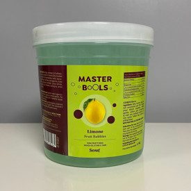 BOBA - GUSTO LIMONE - PERLINE PER BUBBLE TEA - 1,3 Kg. | Seng Corporation | secchiello da 1,3 kg. | Boba al gusto di limone per 