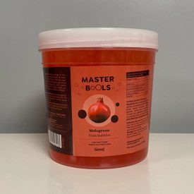 BOBA - GUSTO MELOGRANO - PERLINE PER BUBBLE TEA - 1,3 Kg. | Seng | Certificazioni: senza glutine, vegan, senza grassi idrogenati