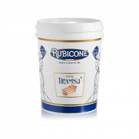 Acquista CREMINO TIRAMISU' Rubicone | scatola da 10 kg. - 2 secchielli da 5 kg. | Crema vellutata al gusto di tiramisù che resta