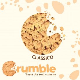 Buy CRUMBLE WHITE GLUTEN FREE Rubicone | box of 8 kg. - 2 buckets of 4 kg. | Crispy butter cookie crumble to create layers of ch