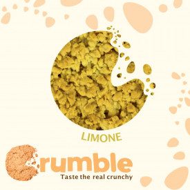 CREAMY LEMON CRUMBLE | Rubicone | Certifications: gluten free; Pack: box of 8 kg. - 2 buckets of 4 kg.; Product family: crumble 