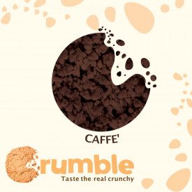 CRUMBLE AL CAFFE' Prodotti Rubicone | scatola da 8 kg. - 2 secchielli da 4 kg. | Croccante crumble di biscotti al burro al gusto