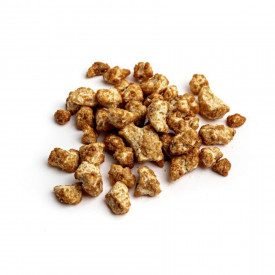 CANDIED PECAN NUT GRAIN | NutsDried | Pack: bag of 3 kg.; Product family: dried fruits and crunchies, decorations | Candied peca