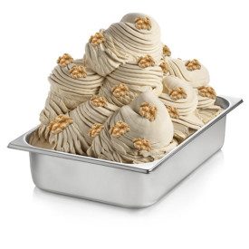 WALNUT PASTE F061 | Certifications: kosher, gluten free; Pack: box of 6 kg.-2 buckets of 3 kg.; Product family: flavoring pastes