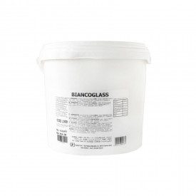 BIANCOGLASS - GLASSA AL CIOCCOLATO BIANCO PER TORTE - 6 KG. ELENKA Elenka | secchiello da 6 kg. | Glassa a specchio bianca, a ba