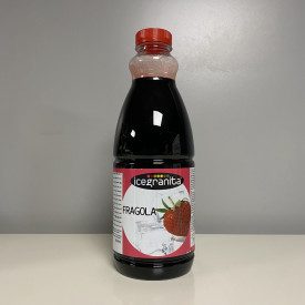 STRAWBERRY SYRUP | bottle of 3 kg. | Slush granita syrup, strawberry.