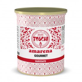 VARIEGATO AMARENA GOURMET - SOUR CHERRY - 3 Kg. | Toschi Vignola | Certifications: vegan; Pack: 1 can of 3 kg.; Product family: 