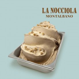 MONTALBANO HAZELNUT PASTE ELENKA | Elenka | Pack: bucket of 5.5 kg.; Product family: nut pastes | Pure hazelnut paste, prepared 