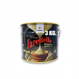 FARCITELLA BIANCA 3 KG - WHITE CREAM FOR FILLING ELENKA | Elenka | bucket of 3 kg. | Filling cream for pastry made with white ch