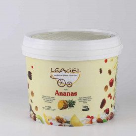 Buy PINEAPPLE PASTE | Leagel | bucket of 3,5 kg. | Pineapple ice cream paste (puree).
