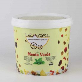 Buy GREEN MINT PASTE | Leagel | bucket of 3,5 kg. | Mint flavoured gelato paste, green colour.