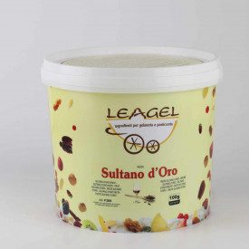 Acquista PASTA MALAGA SULTANO D'ORO | Leagel | secchiello da 3,5 kg. | Pasta per realizzare il classico gelato Malaga con uvetta
