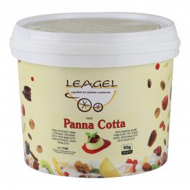 Acquista PASTA PANNA COTTA | Leagel | secchiello da 3,5 kg. | Pasta per preparare un gelato al gusto di panna cotta.