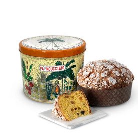 PA'NCUCCIATO 2024 - TRADITIONAL ITALIAN PANETTONE FROM SICILY | Nino Total Food | Pack: panettone of 1 kg; Product family: pastr