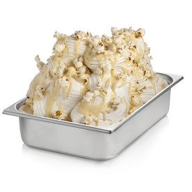 POP CORN PASTE F735 | Certifications: gluten free, diary free, vegan; Pack: box of 6 kg.-2 buckets of 3 kg.; Product family: fla