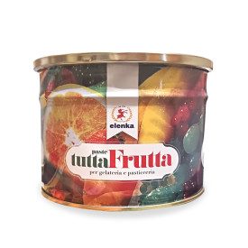 PASTA FRAGOLINE & FRAGOLINE 100 - COL. NATURALI Elenka | secchiello da 3 kg. | Pasta frutta preparata con fragoline di bosco. Co