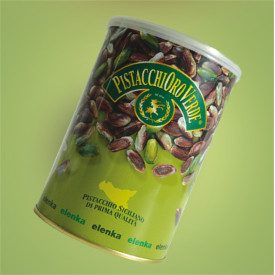 PISTACHIO OROVERDE "GREEN GOLD" PASTE ELENKA | Elenka | Pack: can of 1 kg.; Product family: nut pastes | A precious pure pistach