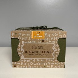 PAN DEL BANDITO PANETTONE ARTIGIANALE DON NINO Nino Total Food | panettone da 1 kg | Panettone artigianale PAN DEL BANDITO di Do