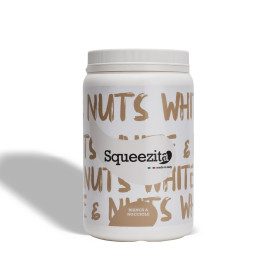 WHITE AND HAZELNUT CREAM FILLING SPREAD SQUEEZITA - 2 Kg. | Techfood | jar of 2 kg. | Squeezita white chocolate and hazelnut is 