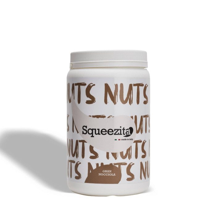 SQUEEZITA GRAN NOCCIOLA CREMA SPALMABILE DA FARCITURA - 2 Kg. | Techfood | Certificazioni: senza glutine, senza olio di palma; C SQUEEZITA GRAN NOCCIOLA CREMA SPALMABILE DA FARCITURA - 2 Kg. | Techfood | Certificazioni: senza glutine, senza olio di palma; C