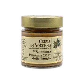 PIEDMONT HAZELNUT CREAM I.G.P 100% LA REINA - 0,25 KG JAR | jar of 0,25 kg. | Gianduia Cream prepared exclusively with IGP hazel