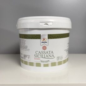 PASTA CASSATA SICILIANA ELENKA SENZA CANDITI Elenka | secchielli da 6 kg. | Pasta al gusto cassata siciliana, realizzata con ric