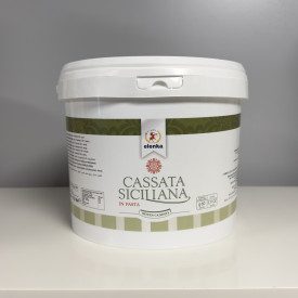 Buy SICILIAN CASSATA PASTE ELENKA WITHOUT CANDIED FRUIT | Elenka | buckets of 6 kg. | A Sicilian Cassata-flavoured paste, made w
