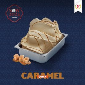 BASE CARAMEL QUICK 3Kg. - ELENKA Elenka | busta da 3 kg. | Base gelato completa per realizzare un gustoso gelato al gusto di car