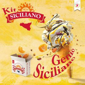KIT GELATO IL SICILIANO - ELENKA Elenka | box completo | KIT completo degli ingredienti per creare il famoso gusto speciale "Sic