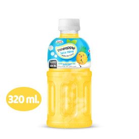 PINEAPPLE NATA DE COCO JUICE DRINK - MOGU 24 X 320 ML. | Nawon Food and Beverage | box with 24 bottles of 320 ml. | Pineapple ju