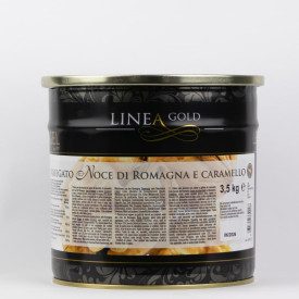 VARIEGATO NOCE DI ROMAGNA E CARAMELLO LINEA GOLD - 3,5 KG. LEAGEL | Leagel | Certificazioni: senza glutine; Confezione: lattina 