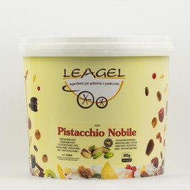 NOBLE PISTACHIO PASTE - 3.5 KG. SALTED PURE PISTACHIO LEAGEL | Leagel | bucket of 3,5 kg. | Carefully selected pistachio paste f