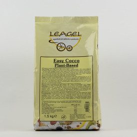 EASY COCCO PLANT-BASED - 1,5 KG. - BASE GELATO AL COCCO LEAGEL | sacchetto da 1,5 kg. | Prodotto in polvere pronto all’uso per r