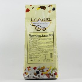 GRAN LATTE 330 - 2 KG. - LEAGEL ICE CREAM BASE | bag of 2 kg. | The ideal base for those seeking a complete and easy-to-use prod