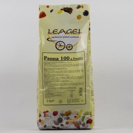 PANNA 100 A FREDDO - 2 KG. - LEAGEL ICE CREAM BASE | bag of 2 kg. | Recommended for preparing cream-flavored ice cream, ideal fo